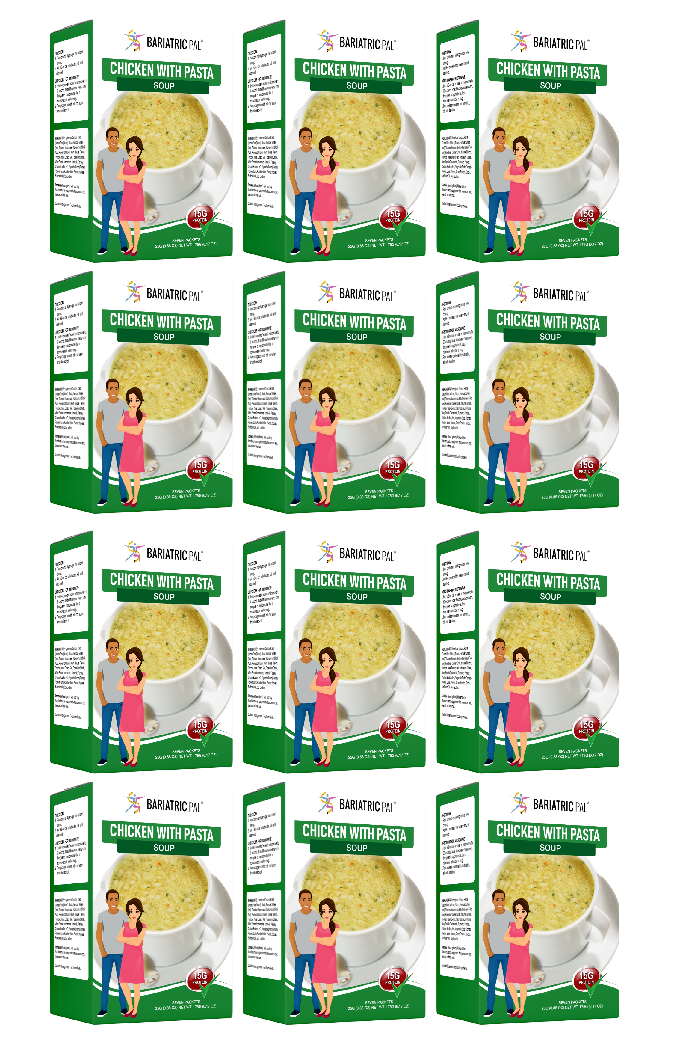 BariatricPal Protein Soup - Chicken with Pasta - High-quality Soups by BariatricPal at BariatricPal Store