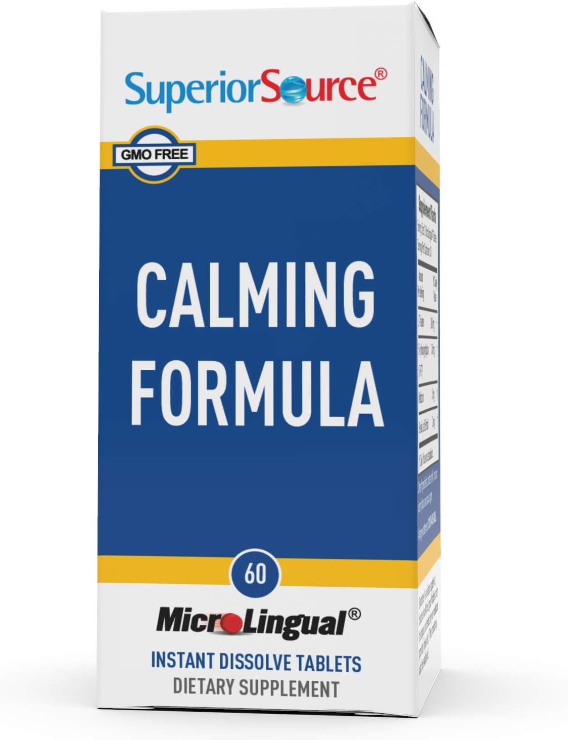 Superior Source Calming Formula MicroLingual® Instant Dissolve Tablets - High-quality Sleep Aid by Superior Source at BariatricPal Store