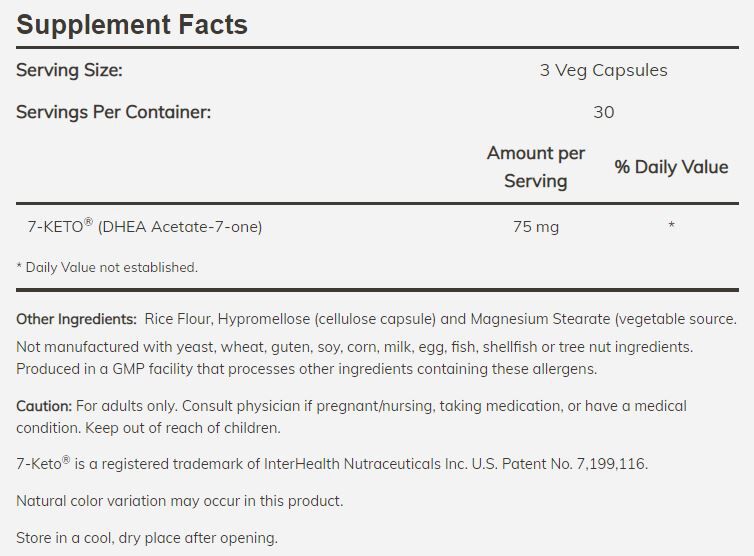 #Dosage_25 mg, 90 veg capsules