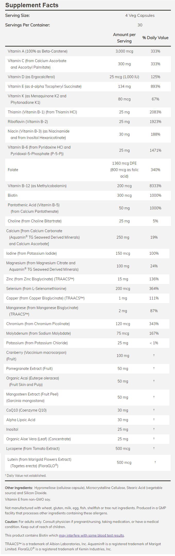 #Flavor_Iron-Free, 120 veg capsules