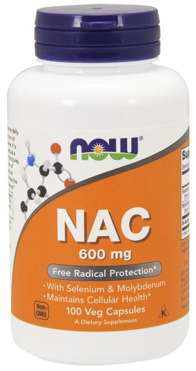 NOW NAC (N-Acetyl-Cysteine) - High-quality Antioxidants by NOW at BariatricPal Store