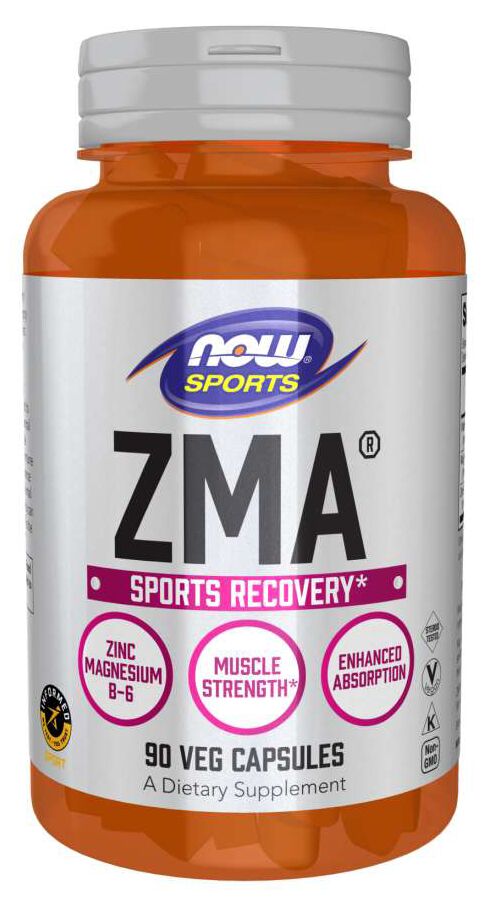 NOW ZMA 90 veg capsules - High-quality Sports Nutrition by NOW at BariatricPal Store