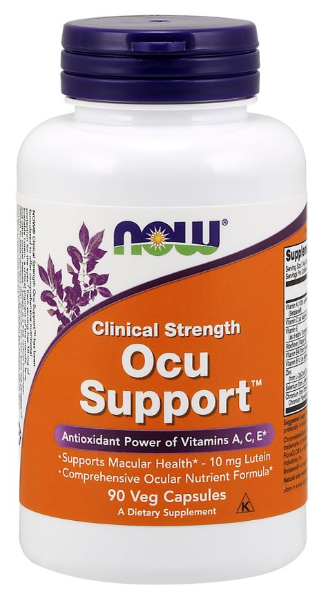 NOW Ocu Support 90 veg capsules - High-quality Vitamins by NOW at BariatricPal Store