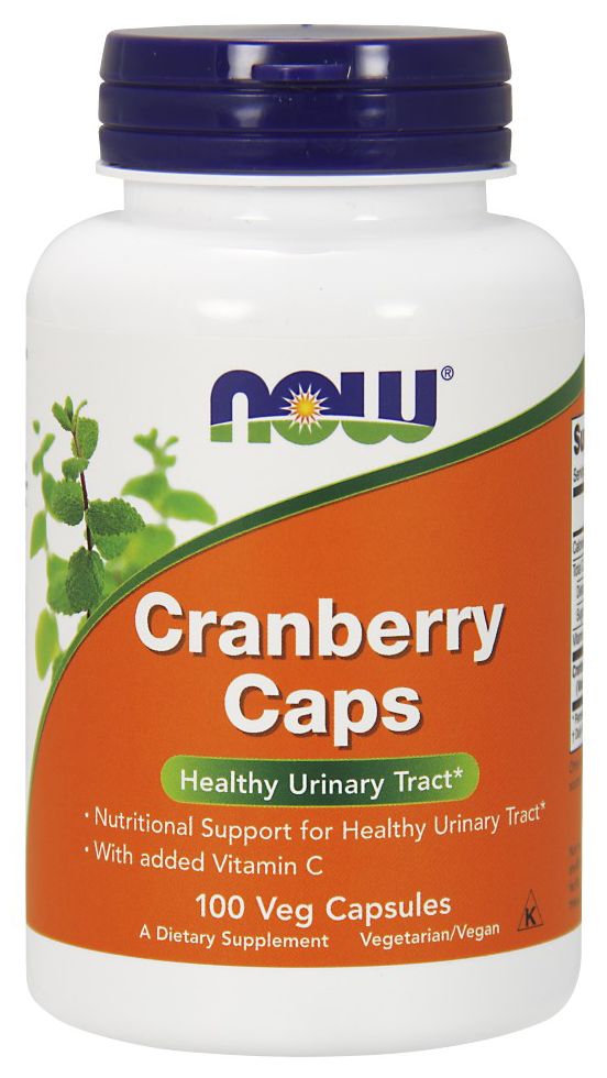 NOW Cranberry Caps 100 veg capsules - High-quality Herbs by NOW at BariatricPal Store