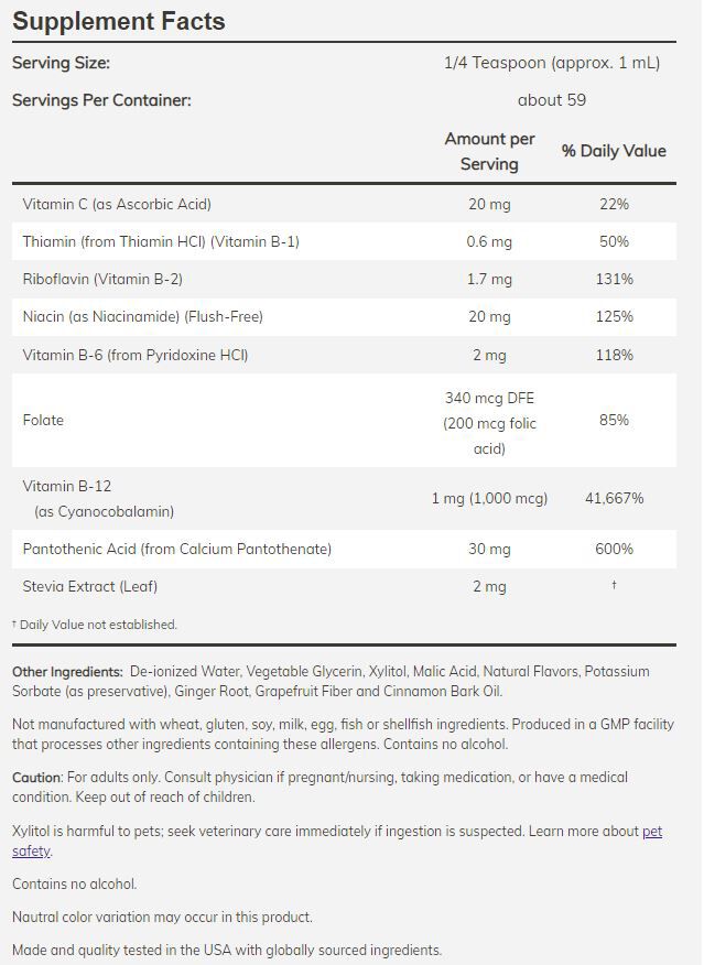 #Flavor_Liquid B Complex, 2 oz.