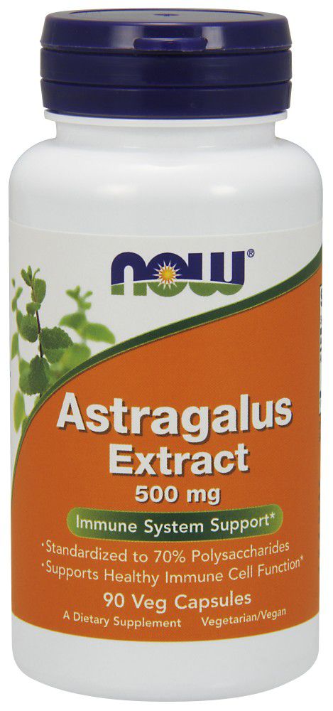 NOW Astragalus Extract 90 veg capsules - High-quality Herbs by NOW at 