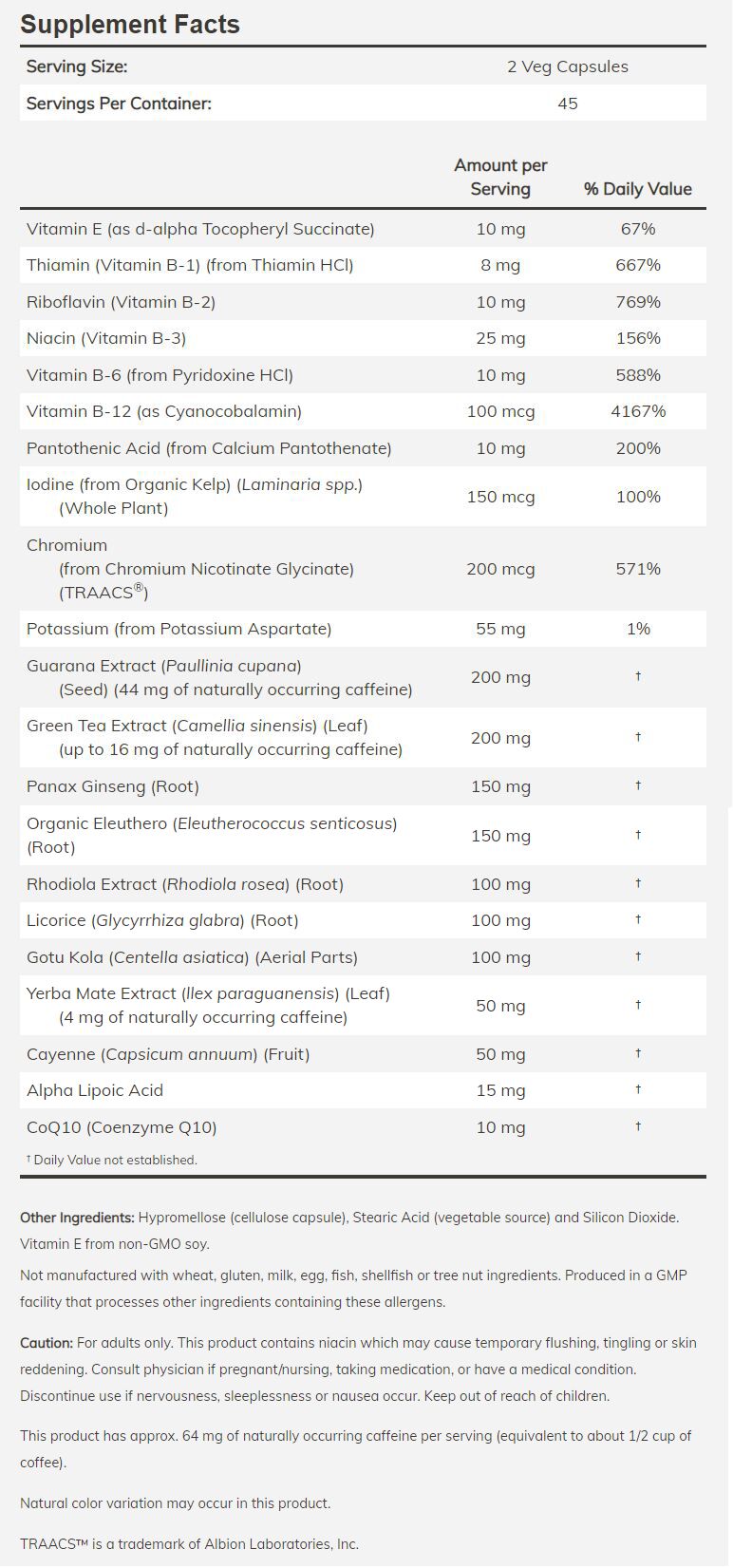 NOW ENERGY 90 veg capsules - High-quality Diet and Weight Loss by NOW at BariatricPal Store
