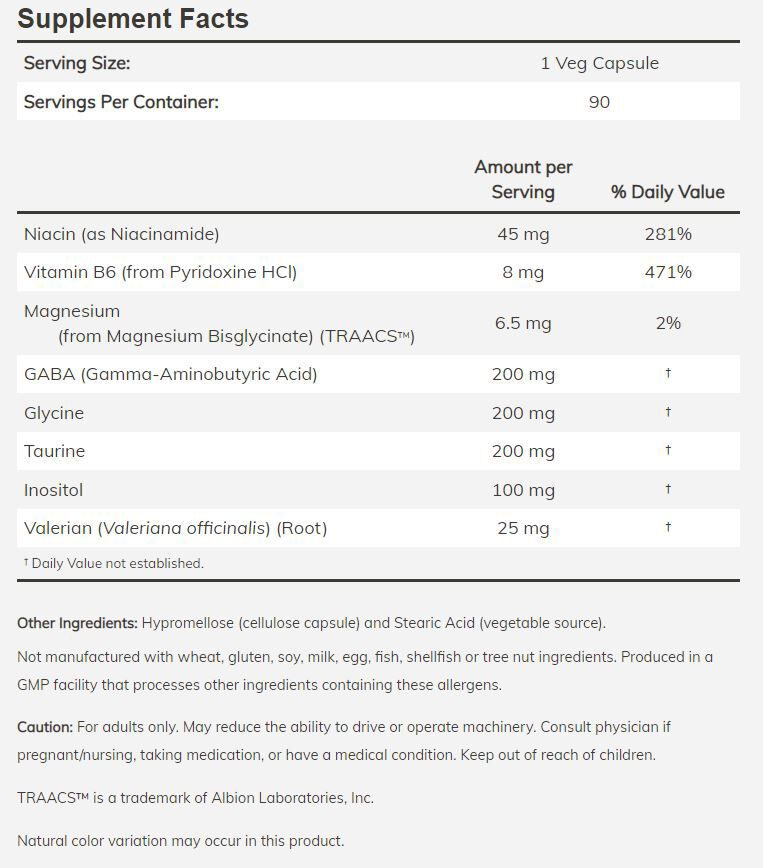 NOW True Calm 90 veg capsules - High-quality Amino Acids by NOW at BariatricPal Store