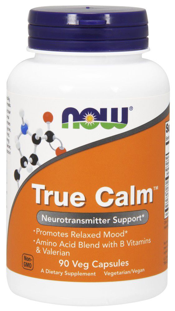 NOW True Calm 90 veg capsules - High-quality Amino Acids by NOW at BariatricPal Store