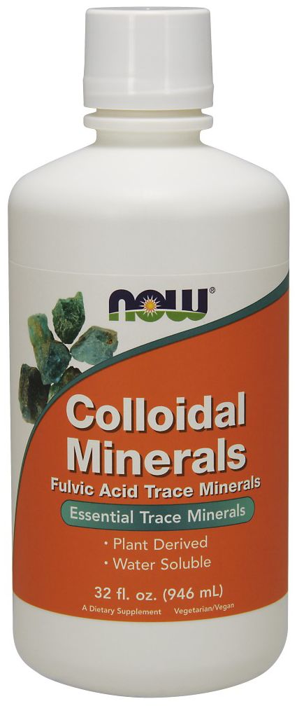 NOW Colloidal Minerals 32 fl oz. - High-quality Gluten Free by NOW at BariatricPal Store