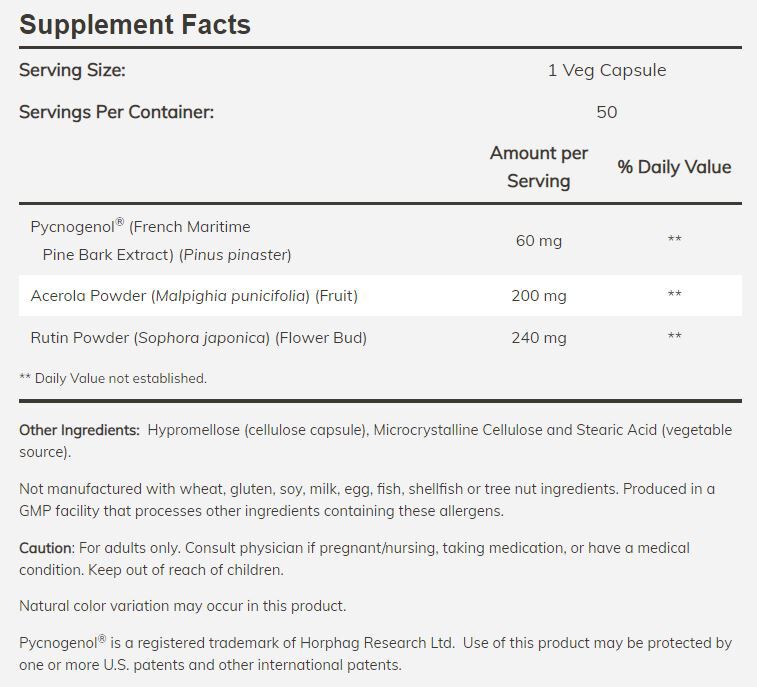 #Dosage_60 mg, 50 veg capsules