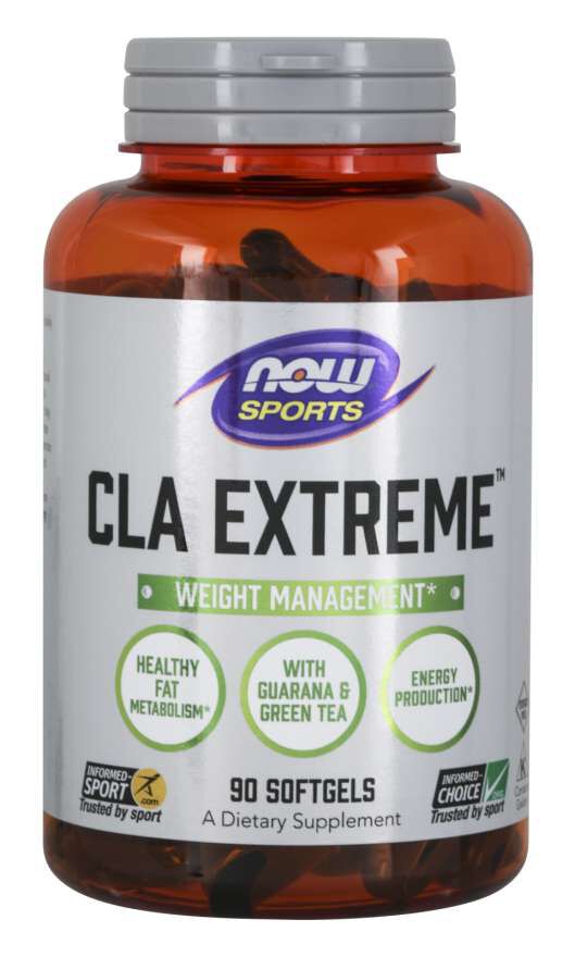 NOW CLA Extreme 90 softgels - High-quality Diet and Weight Loss by NOW at BariatricPal Store