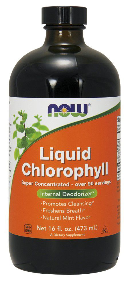 NOW Chlorophyll 16 fl oz. - High-quality Green Foods/Super Foods by NOW at BariatricPal Store