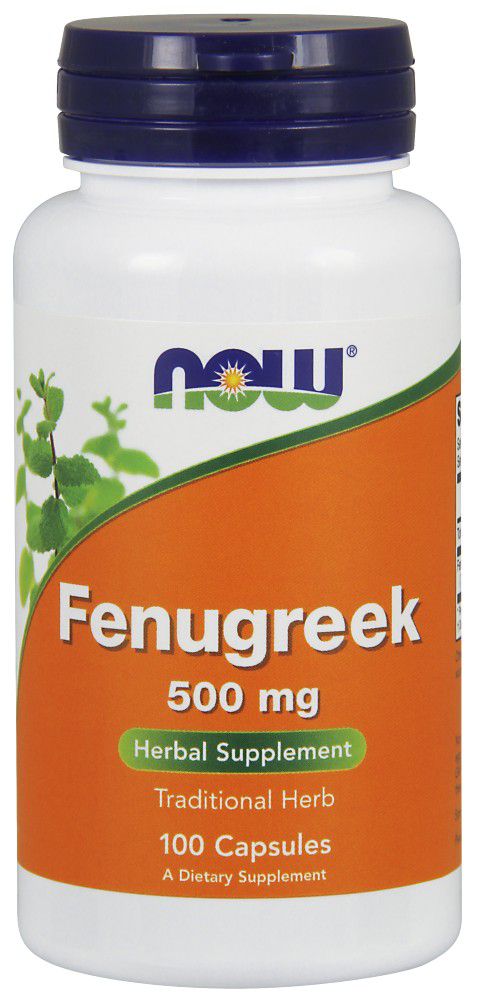 NOW Fenugreek 100 capsules - High-quality Herbs by NOW at BariatricPal Store