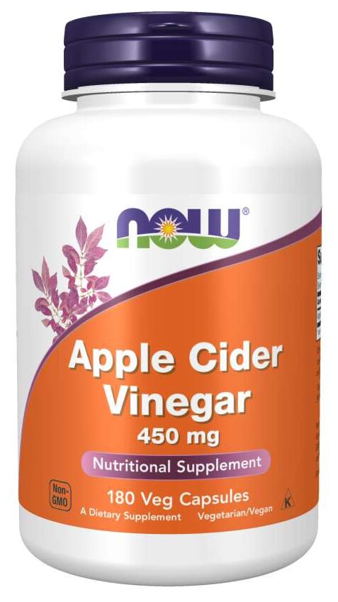NOW Apple Cider Vinegar 180 capsules - High-quality Diet and Weight Loss by NOW at BariatricPal Store