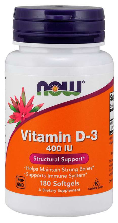 Vitamin D-3 (High Potency) Softgels by NOW Foods - High-quality Vitamin D by NOW at BariatricPal Store