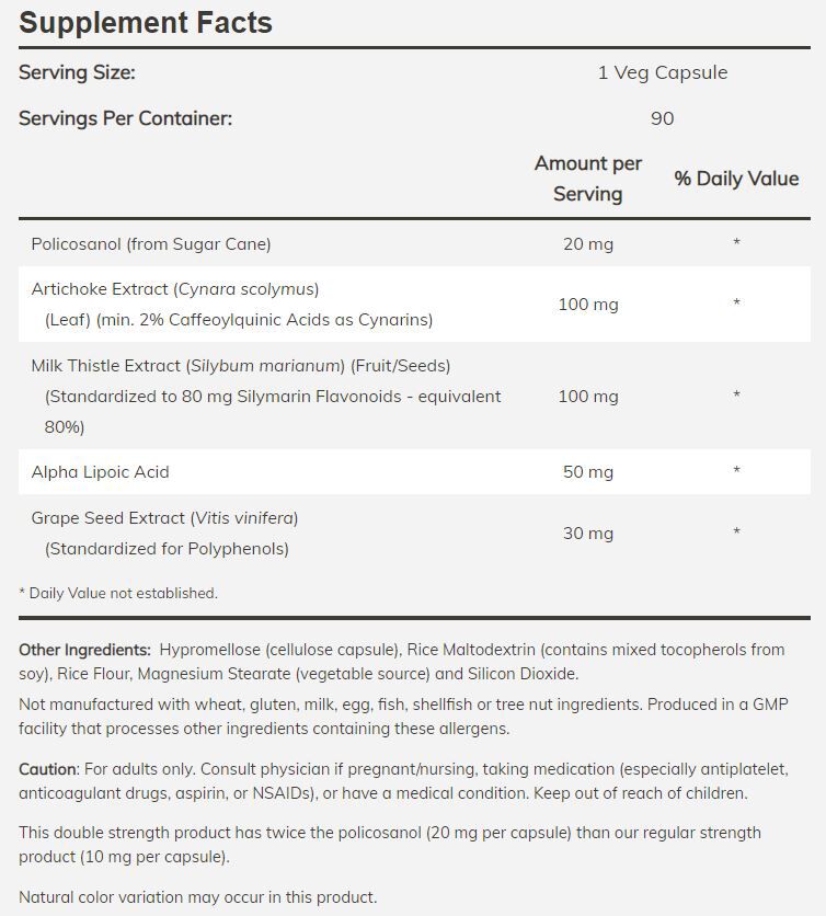 #Dosage_Double Strength, 20 mg #Size_90 veg capsules
