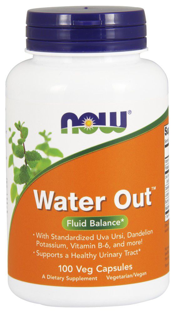 NOW Water Out 100 veg capsules - High-quality Diet and Weight Loss by NOW at BariatricPal Store