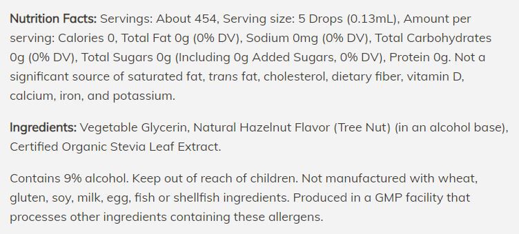 #Flavor_Hazelnut #Size_2 fl oz.