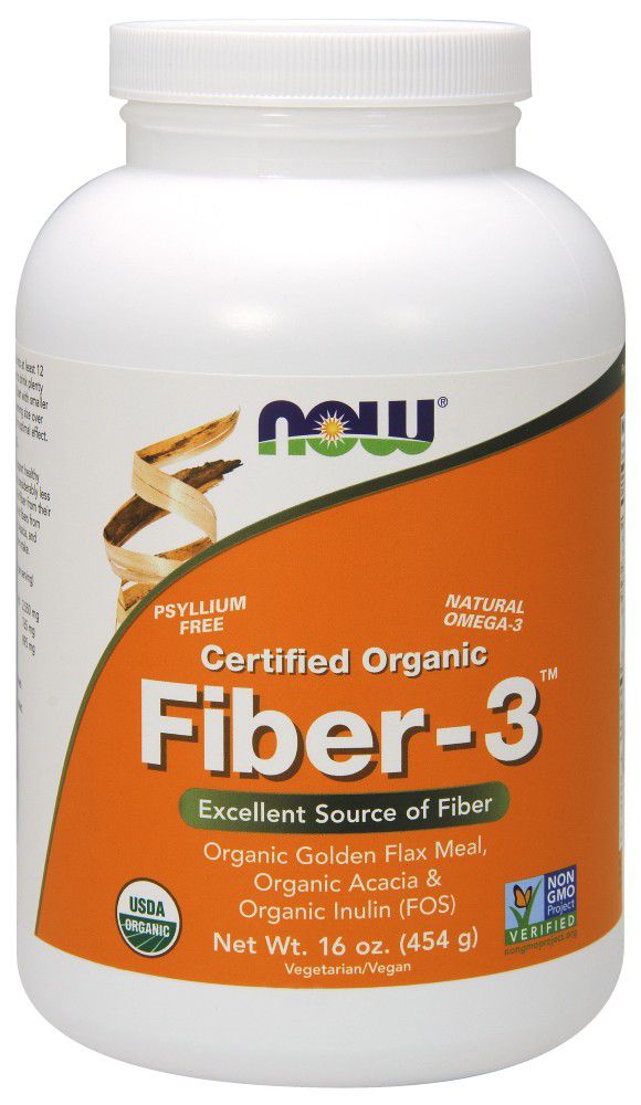 NOW Fiber-3 16 oz - High-quality Fiber by NOW at BariatricPal Store