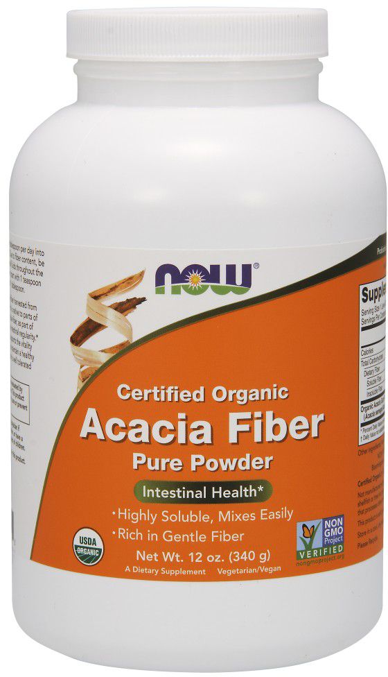 NOW Acacia Fiber 12 oz. - High-quality Fiber by NOW at BariatricPal Store