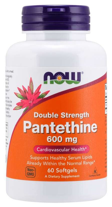 NOW Pantethine 60 softgels - High-quality Vitamins by NOW at BariatricPal Store