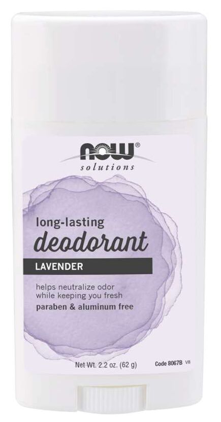 NOW Long Lasting Deodorant Stick 2.2 oz - High-quality Beauty and Personal Care by NOW at BariatricPal Store