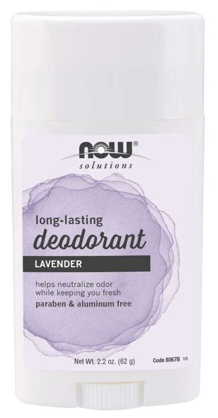 NOW Long Lasting Deodorant Stick 2.2 oz - High-quality Beauty and Personal Care by NOW at 