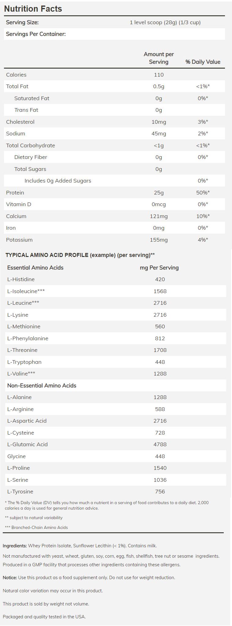 #Flavor_Unflavored #Size_10 lb.