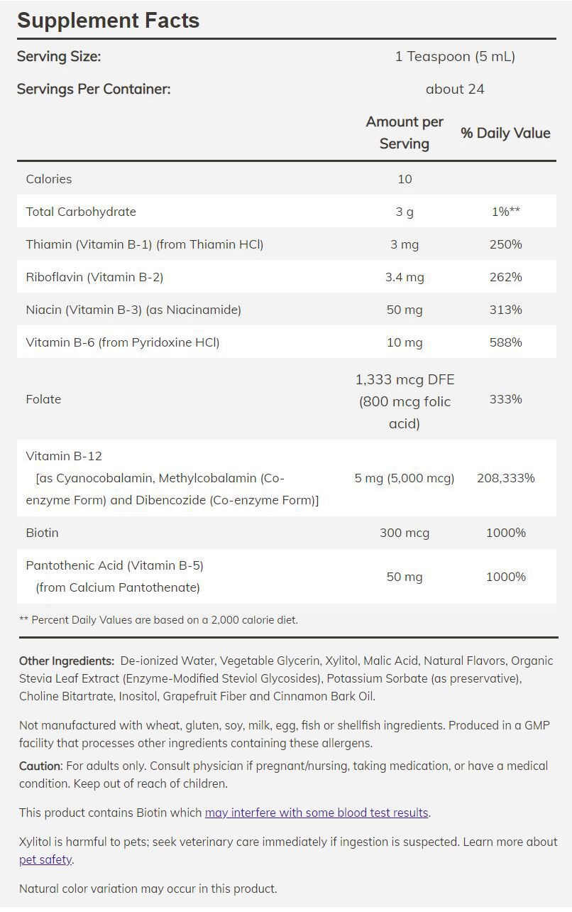 NOW Ultra B-12 4 oz. - High-quality Vitamins by NOW at BariatricPal Store