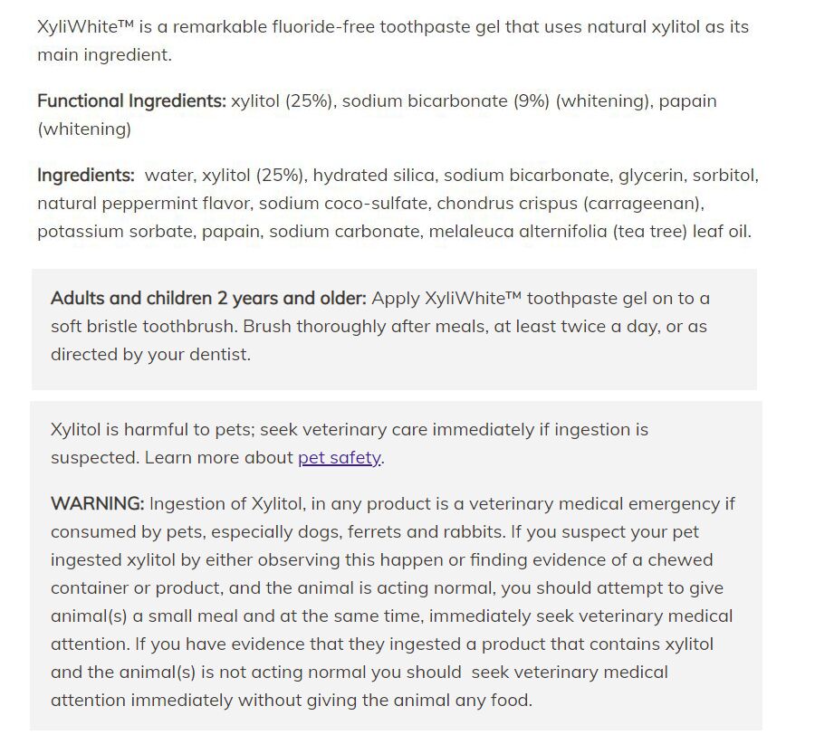 NOW XyliWhite Toothpaste Gel with Baking Soda 6.4 oz. - High-quality Beauty and Personal Care by NOW at BariatricPal Store