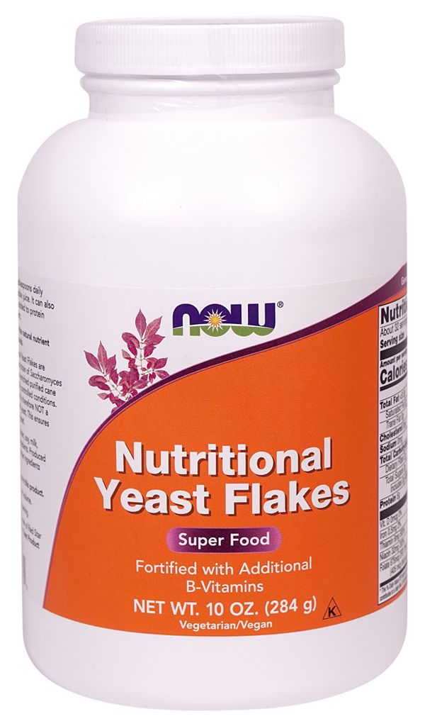 NOW Nutritional Yeast Flakes 10 oz. - High-quality Green Foods/Super Foods by NOW at BariatricPal Store