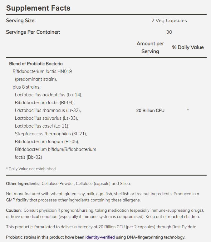 NOW Clinical GI Probiotic 60 veg capsules - High-quality Digestion by NOW at BariatricPal Store