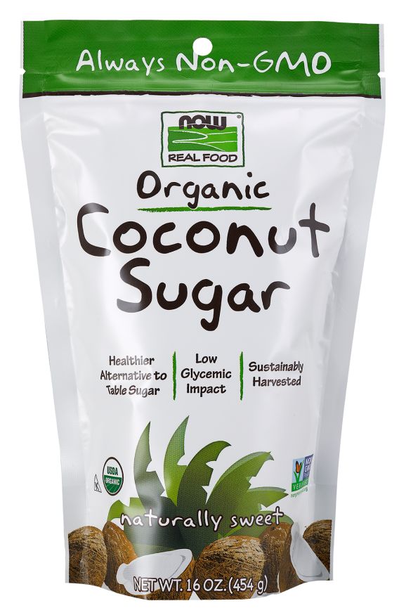 NOW Coconut Sugar 16 oz. - High-quality Kosher by NOW at BariatricPal Store