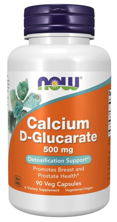 NOW Calcium D-Glucarate 90 veg capsules - High-quality Bone Health by NOW at BariatricPal Store