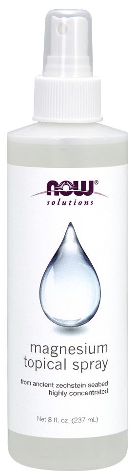 NOW Magnesium Topical Spray 8 fl oz - High-quality Minerals by NOW at BariatricPal Store