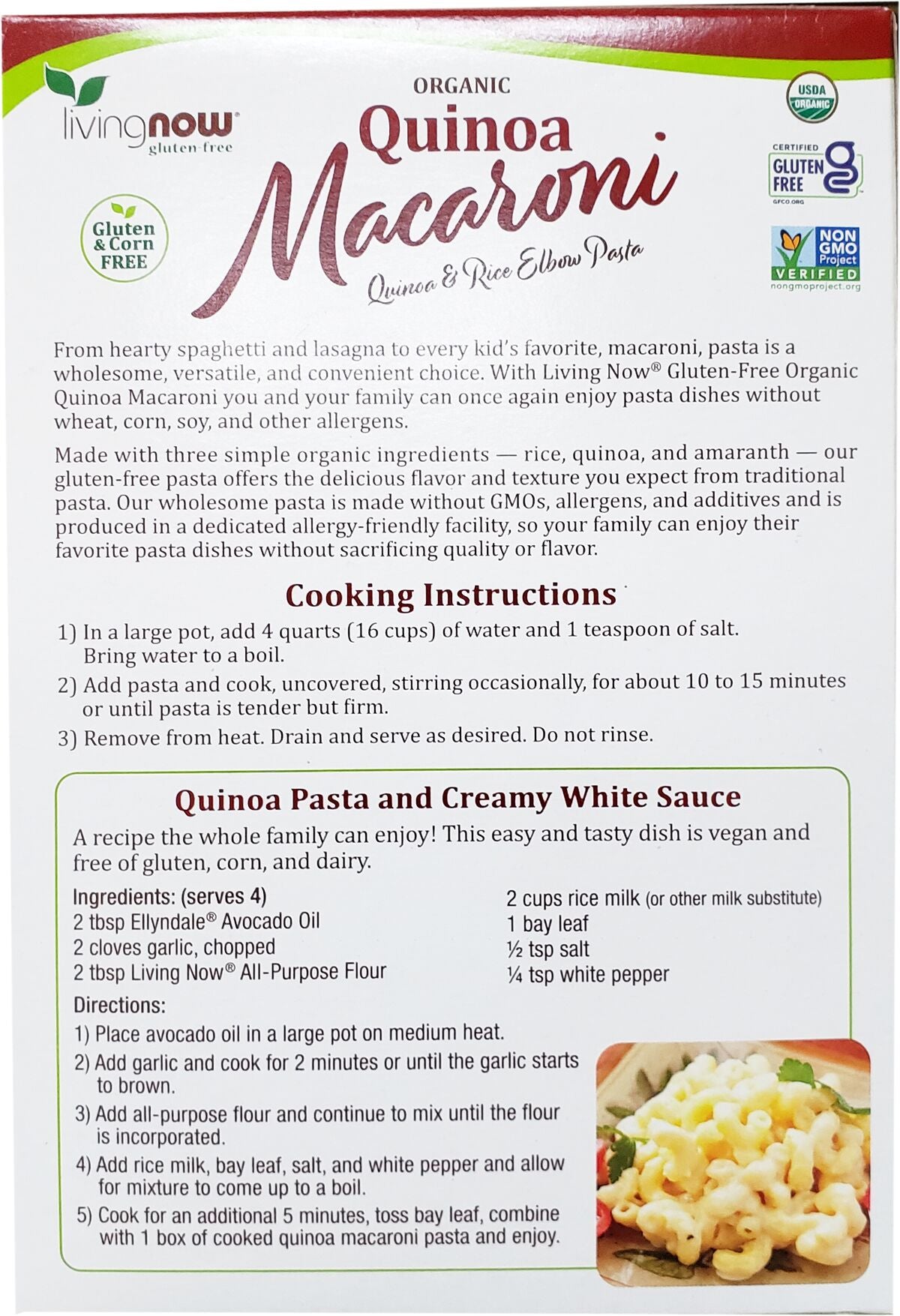 #Flavor_Macaroni Elbow, Organic #Size_8 oz