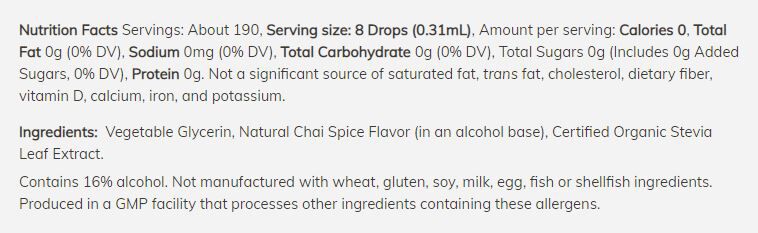 #Flavor_Chai Spice #Size_2 fl oz.