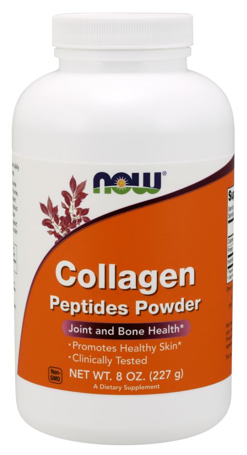 NOW Collagen Peptides Powder 8 oz - High-quality Gluten Free by NOW at BariatricPal Store