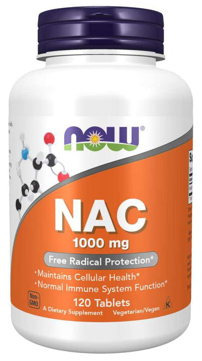 NOW NAC (N-Acetyl-Cysteine) - High-quality Antioxidants by NOW at BariatricPal Store