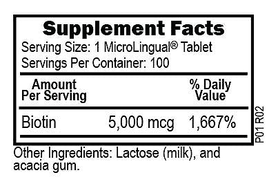 Superior Source Biotin MicroLingual® Instant Dissolve Tablets - High-quality Biotin by Superior Source at BariatricPal Store