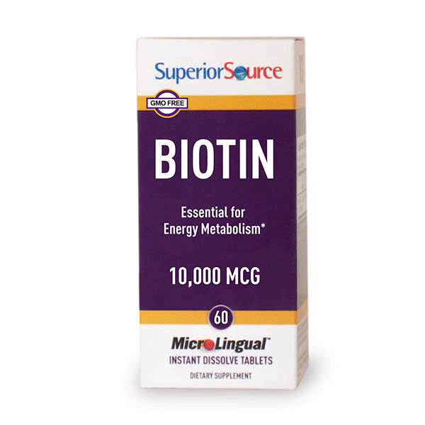 Superior Source Biotin MicroLingual® Instant Dissolve Tablets - High-quality Biotin by Superior Source at BariatricPal Store