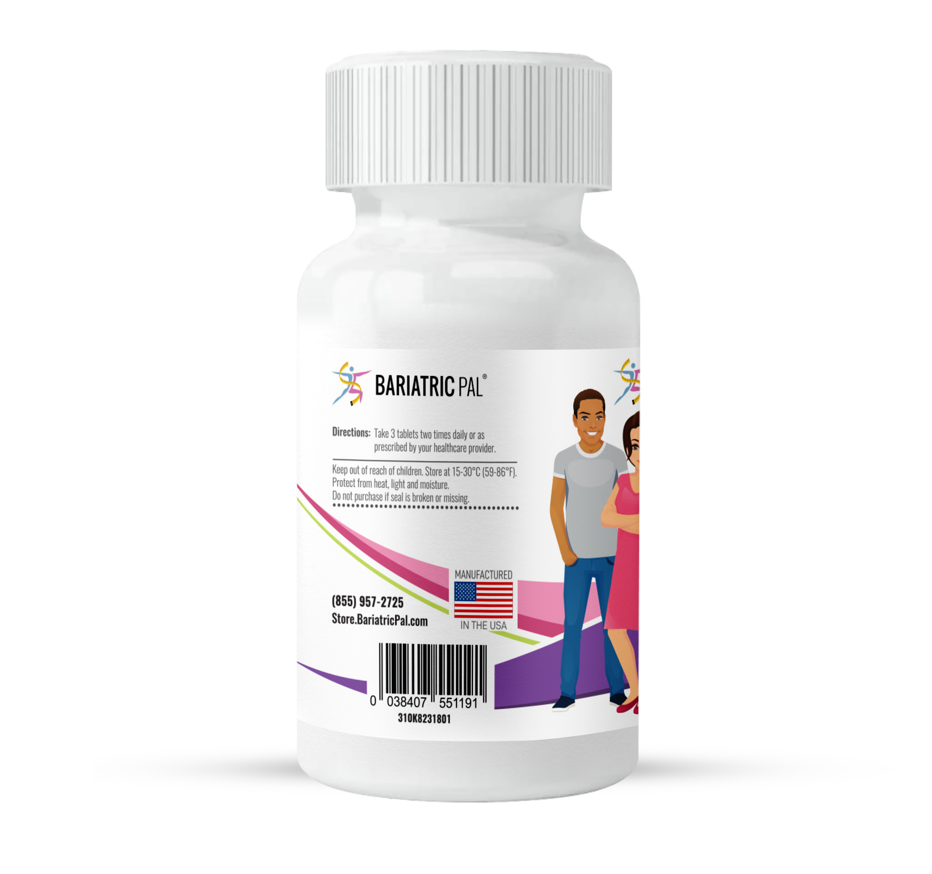 BariatricPal Easy Swallow Calcium Citrate (600mg) and D3 Coated Tablets - NEW! - High-quality Calcium by BariatricPal at BariatricPal Store