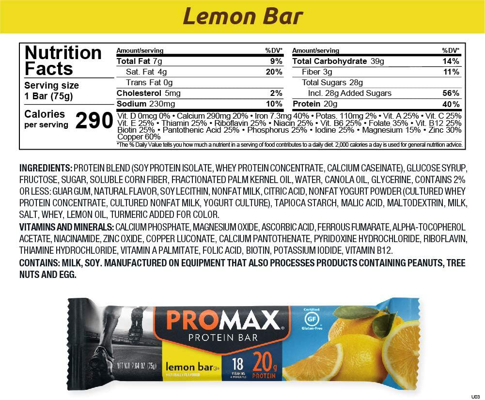 #Flavor_Lemon Bar #Size_12 bars