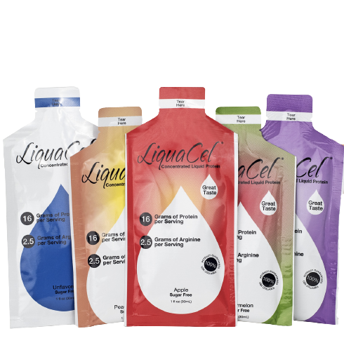LiquaCel Liquid Protein - Variety Packs, Variety Pack (10 per flavor/50 Single Packs)