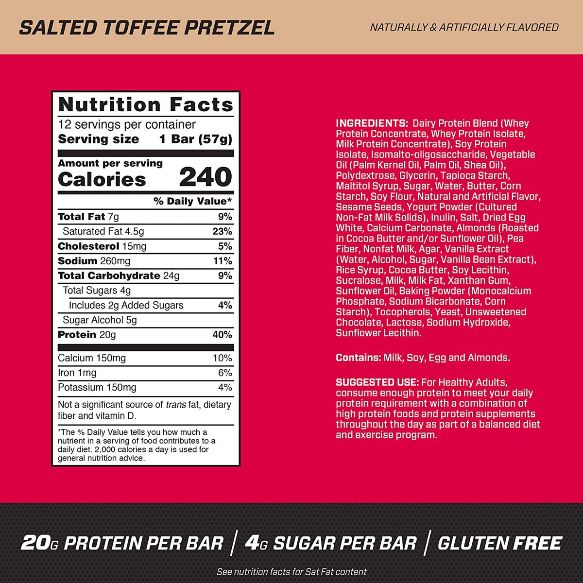 #Flavor_Salted Toffee Pretzel #Size_12 bars