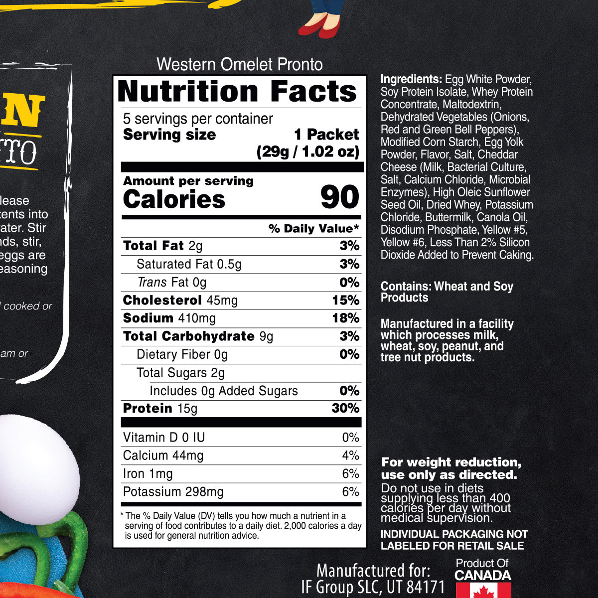 Inspire Herb & Cheese Western Omelet - 15g Protein by Bariatric Eating - High-quality Hot Meals by Bariatric Eating at BariatricPal Store