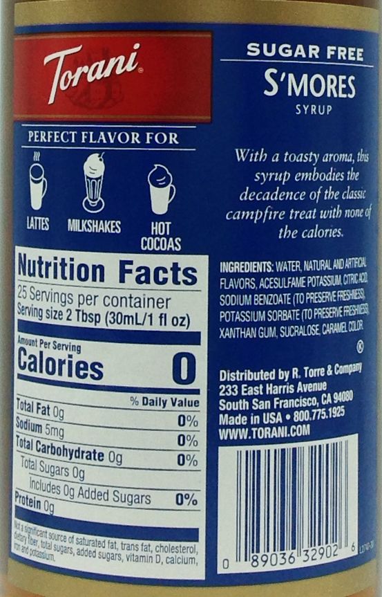 #Flavor_Smores #Size_750 ml (25.4 oz)