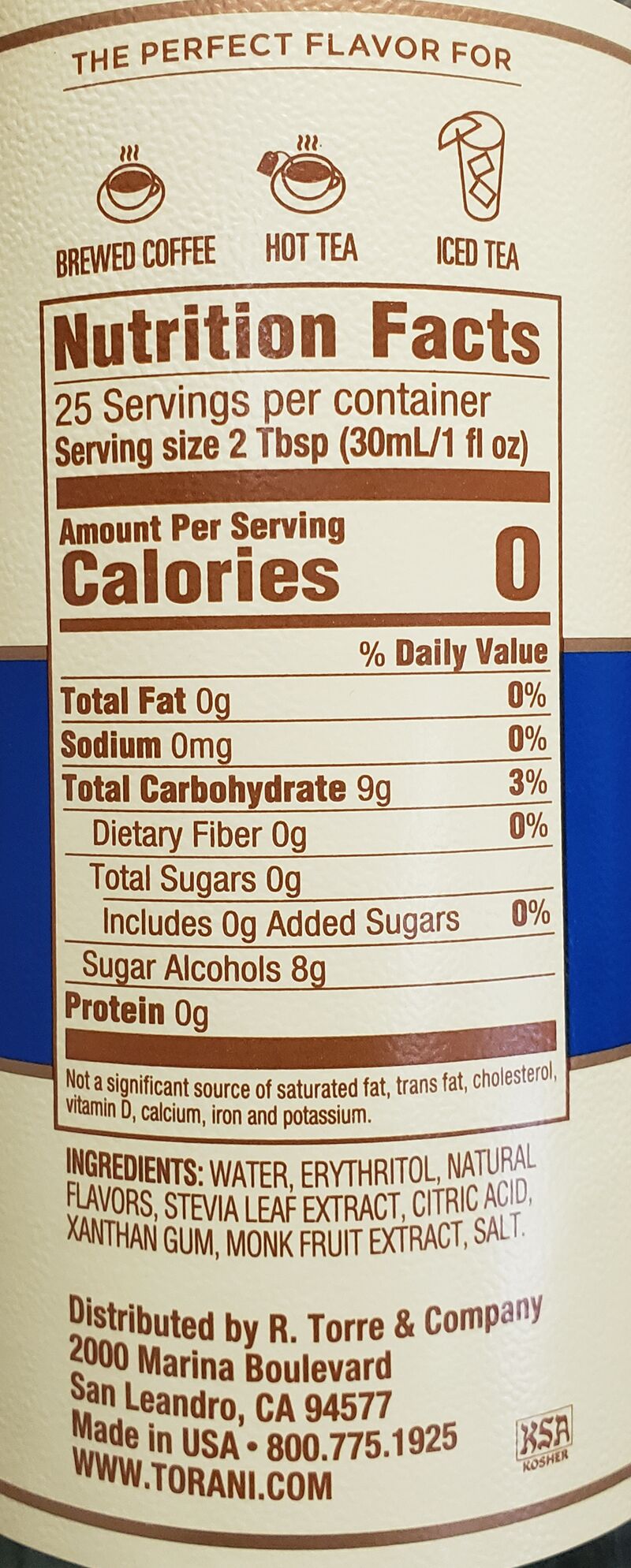 #Flavor_Sweetener #Size_750 ml (25.4 oz)