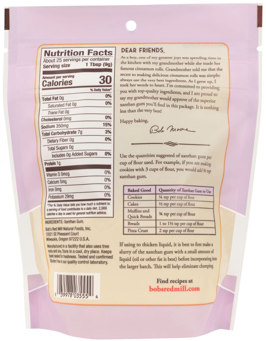 Bob's Red Mill Xanthan Gum 8 oz. - High-quality Baking Products by Bob's Red Mill at BariatricPal Store